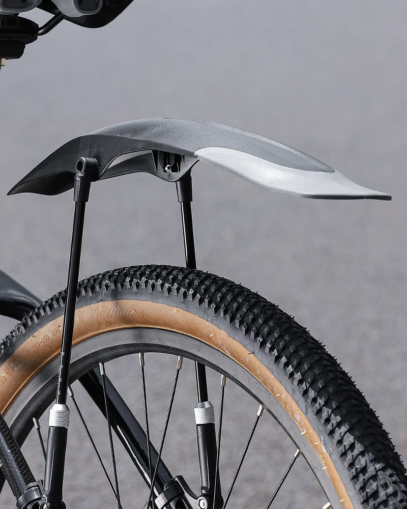 WEST BIKING Schnellspann-Fahrrad-Schutzblech-Set 8cm Verbreitert Höhenverstellbar Doppelhalterung Für 26 27,5 29 Zoll MTB Schutzblech – Detail 17