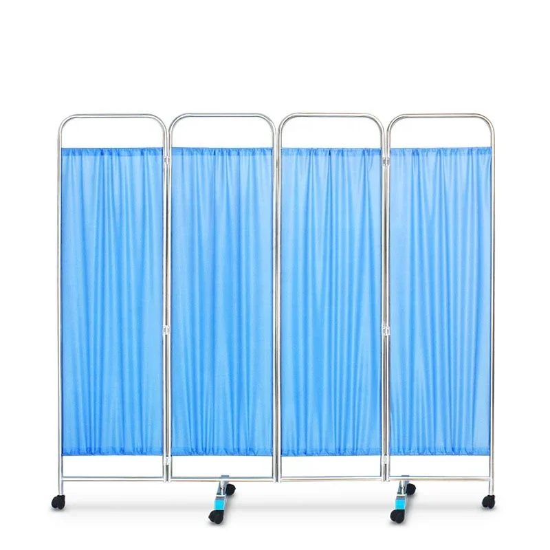 

Stainless Steel Frame Hospital Wards Screen Chinese Factory Price Patient Room Divider Privacy Medical Ward