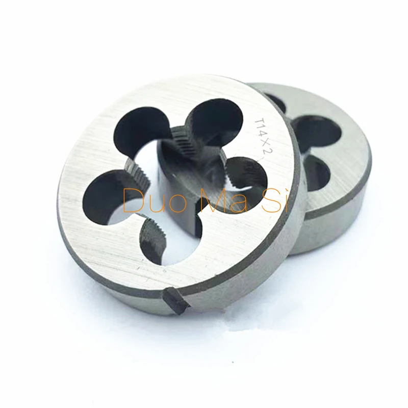 Imagem -05 - Conjunto de Torneira e Matriz de Rosca Trapezoidal Hss Direita Esquerda Tr8 Tr10 Tr12 Tr14 Tr16 Tr18 Tr20 Torneiras de Parafuso Métricas t8 T10 T12 Pcs