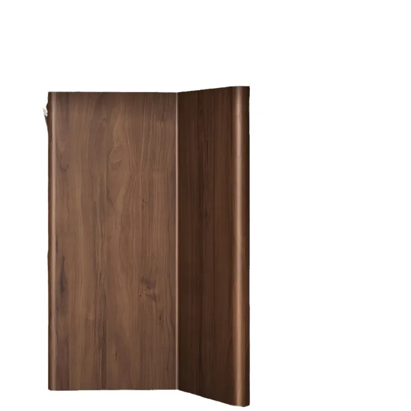 

Solid wood walnut slate modern simple dining table Italian minimalist high-end dining table and chair set