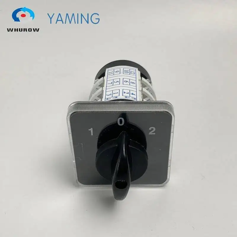 LW31 مفتاح التحول YMZ12-20A الاتصال الفضي 1-4 أقطاب دائرة التحكم في الطاقة Interuptor ON-OFF متعدد المواقف