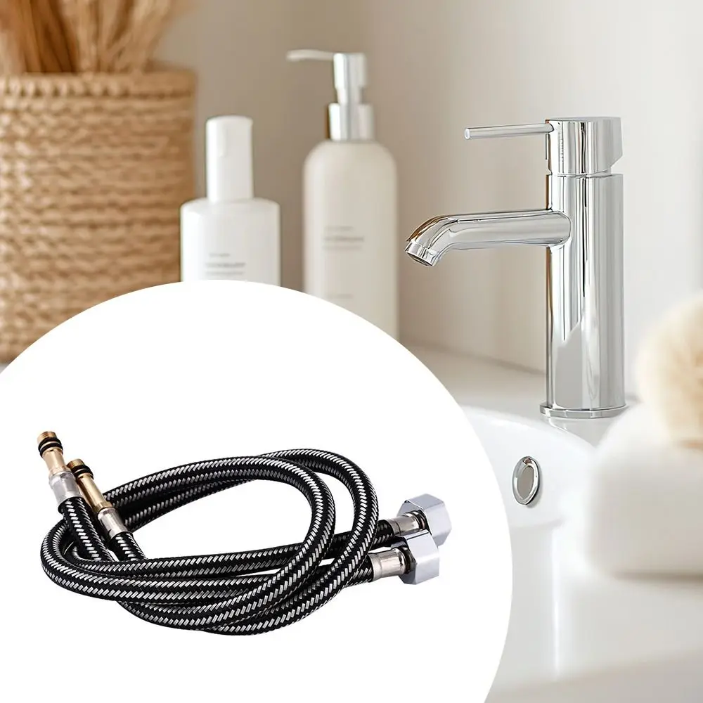 

G1/2 ''нейлоновая плетеная сантехническая труба, шланг из нержавеющей стали, взрывозащищенная трубка для насадки для душа, гибкие термостойкие удлинительные трубы