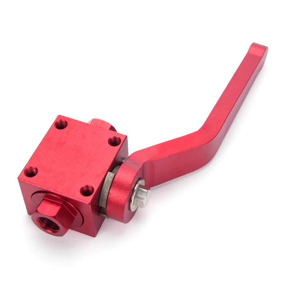 RASTP-1/8" NPT Brake Line Lock Shut Off Valve Fuel Flow Control Cut Off Valve Fitting HB052