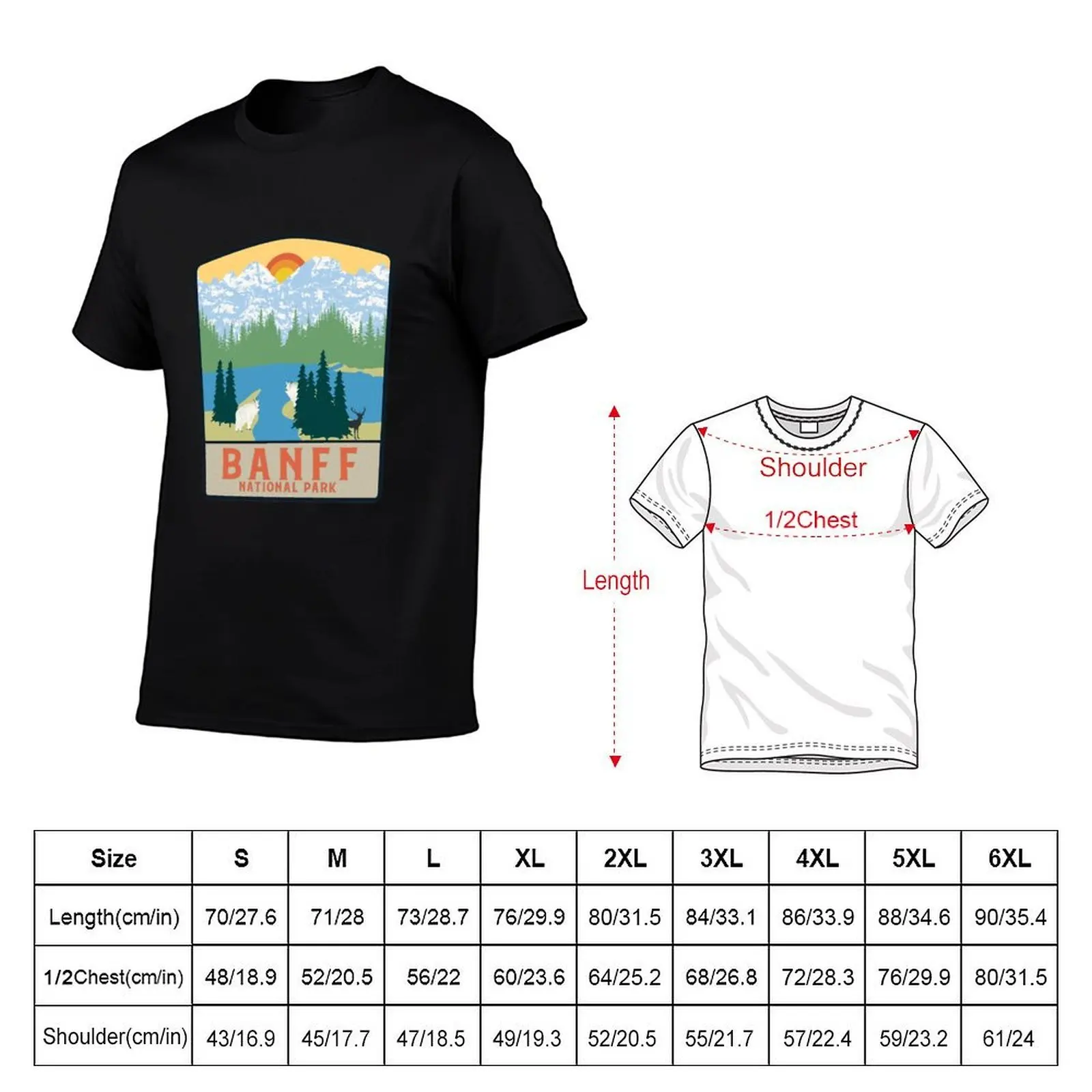 Banff National Park Jasper T-Shirt funny gifts plus size tops mens designer t shirt