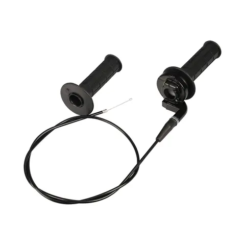 Poignées de moto 7/8 "22mm avec pince d'accélérateur, câble torsadé, câble d'accélérateur pour 50-250CC ATV Quad Pit Dirt Bike Buggy Racing