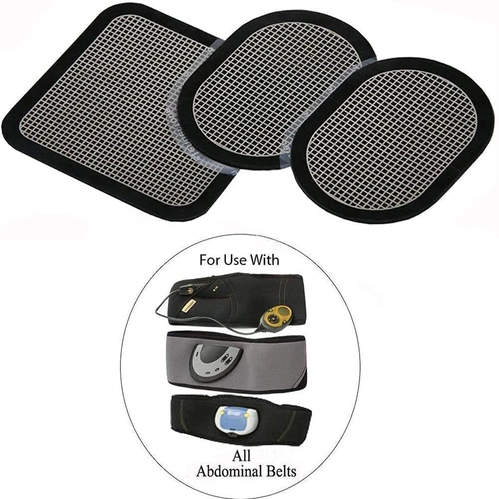 EMS Eletric Muscle Stimulator Acupuncture Patches Replacement Gel Sheet Electrode Pads For Abdominal