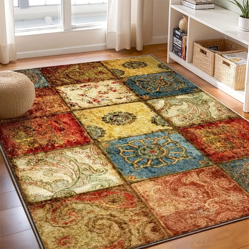 

Geometric Carpet Living Room Bedroom Carpet Large Area Rugs for Home Decoration Abstract Non-slip Sofa Custom Floor Mats