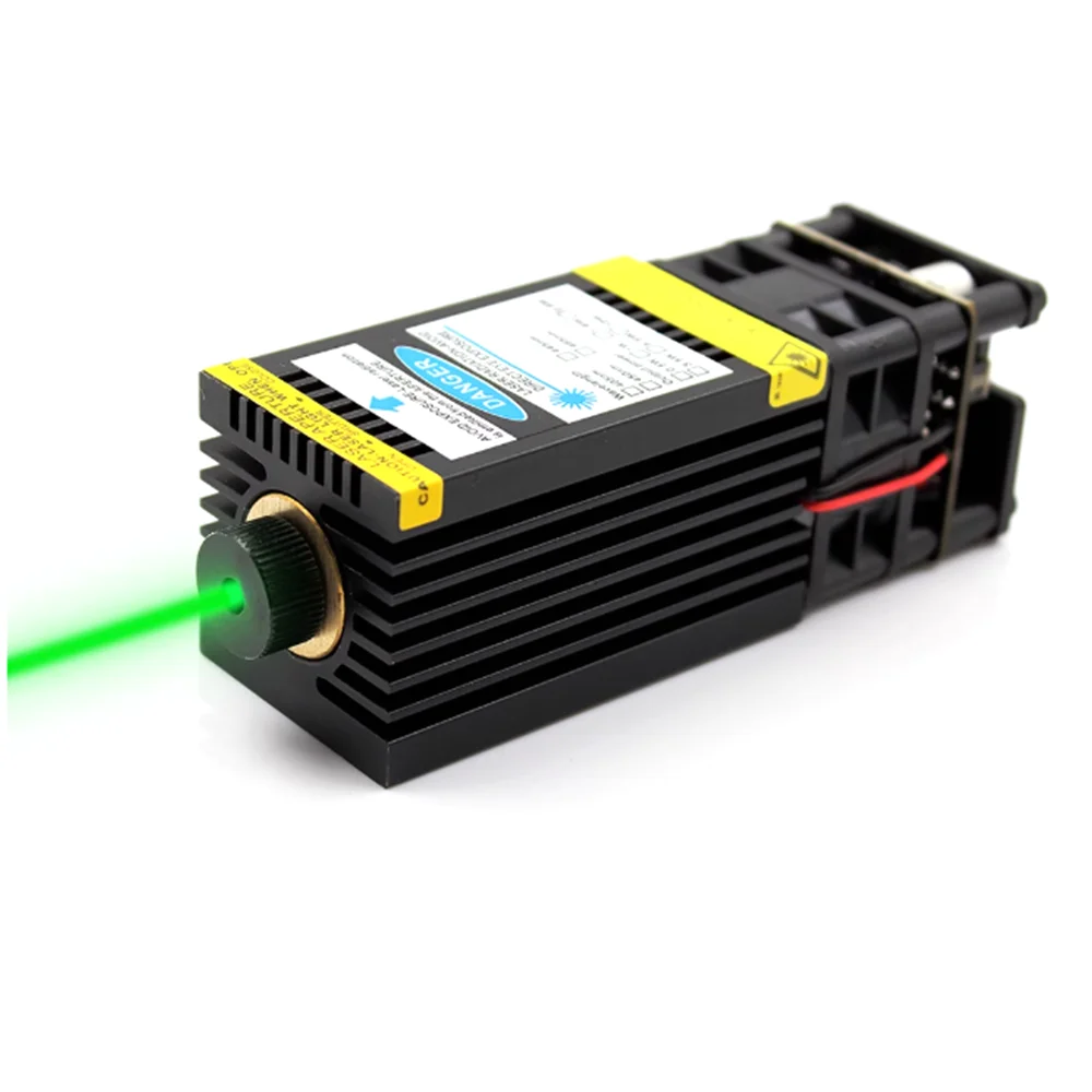 

Focusing 520nm 1W Green Laser Module PWM Landmark Laser Light DC 12V