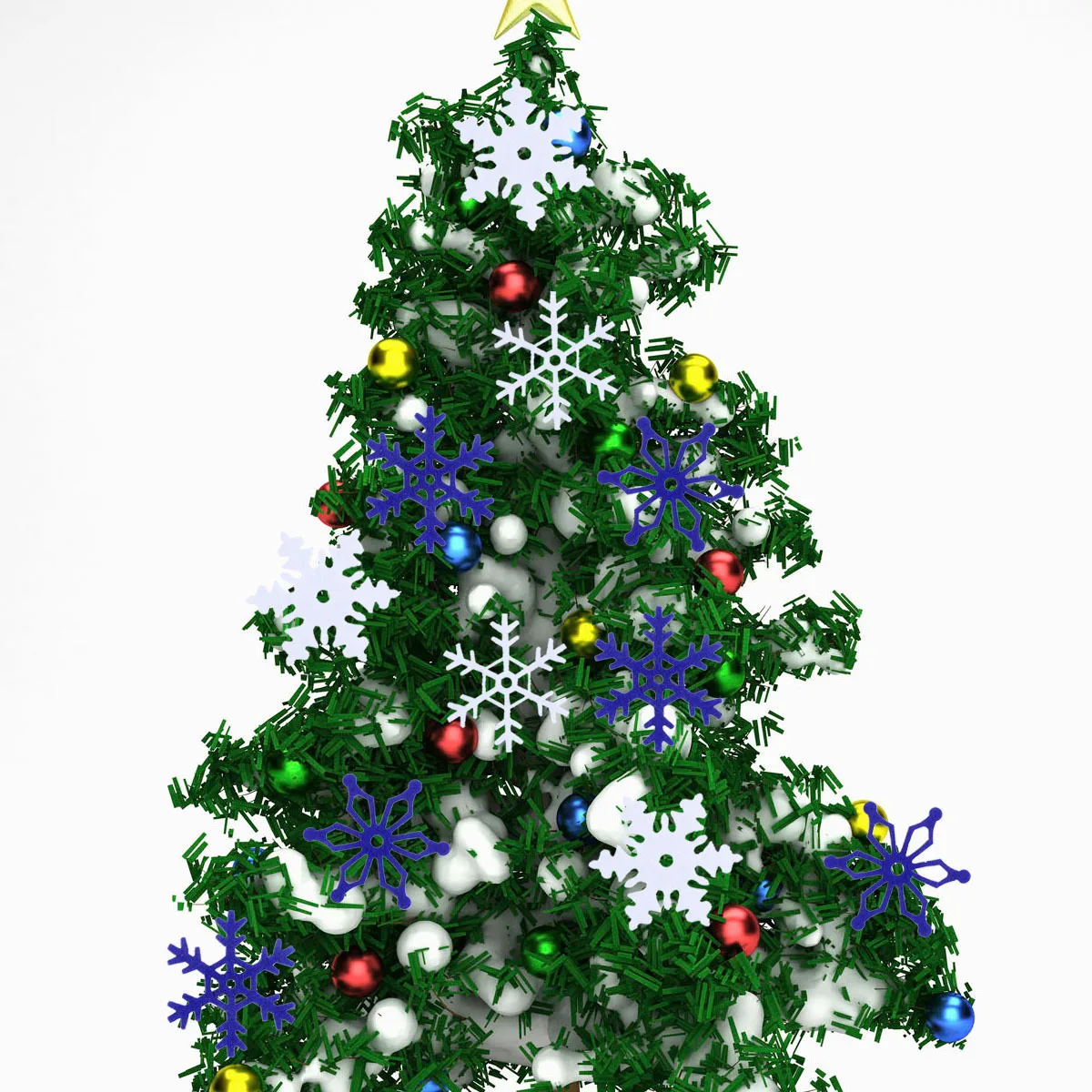 

40Pcs Felt Christmas Snowflakes Xmas Hanging Ornaments Premium Material Cute Snowflake Design Tree Decorations