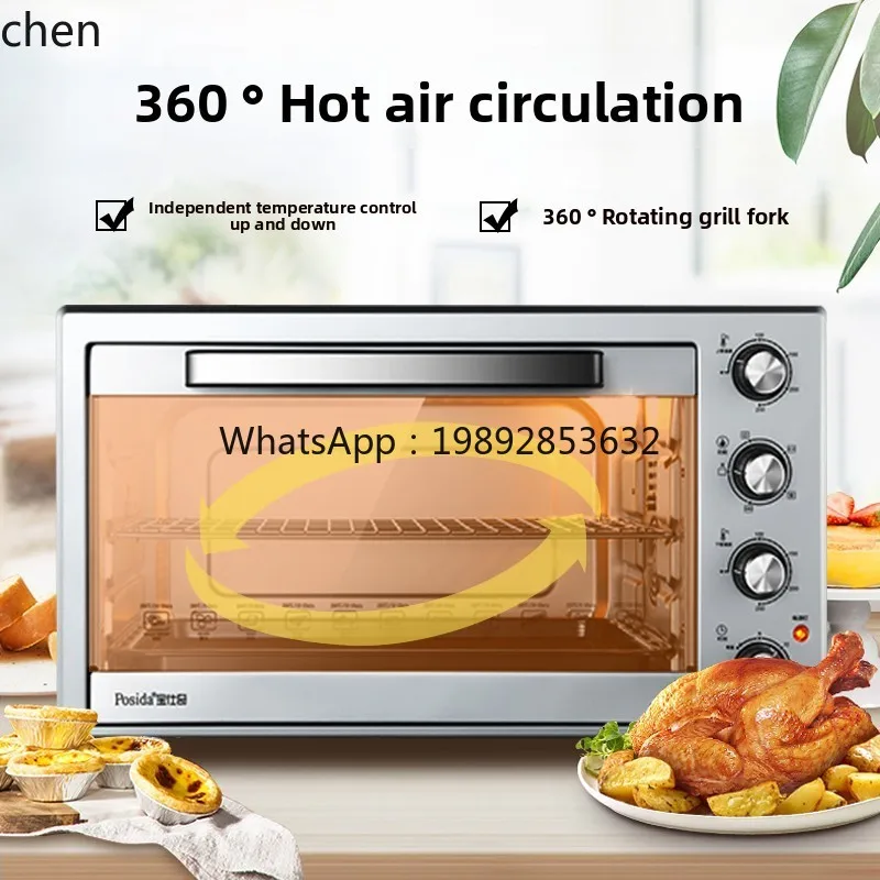 KX  Multifunctional Electric Oven Fully Automatic Large Large Capacity 48L60L Liter Special Electric Oven Baking Hot Air Oven