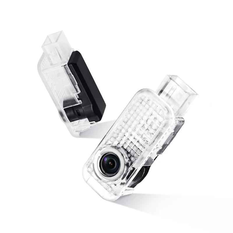 2pcs LED Car Door Lights For Audi A3 A4 B5 B6 B7 B8 A5 C5 A6 C6 C7 A7 A8 Q3 Q5 Q7 A1 S3 S4 S5 S6 S7 RS TT Courtesy Welcome Lamps