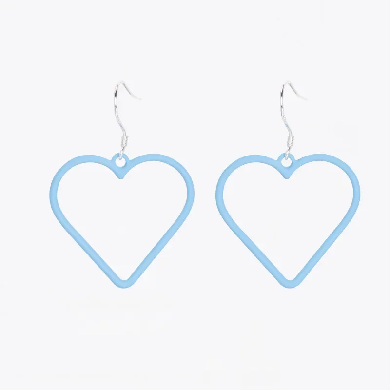 2024 Korean Blue Geometric Flower Pendant Earrings Multiple Drop Earrings Trendy Floral Resin Acrylic Raffia Dangle Earrings