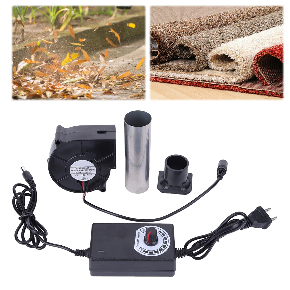 

6000RPM BBQ Blower with Variable Speed Controller DC 12V Barbecue Fan BBQ Fan Air Blower BBQ Blower Fan BBQ Grill Cooking Blower