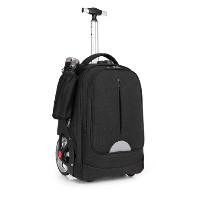 Large Capacity Pull Rod Bag Middle School High School Big Wheels Elementary Load Reduction Travel Bag