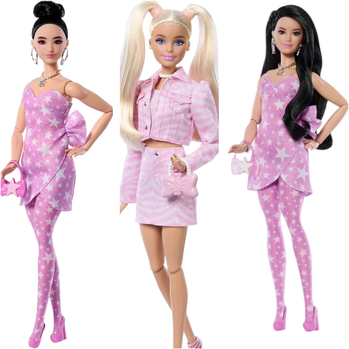 Assorted Original Mattel Barbie Deluxe Style Wave 3 Doll for Girls Articulated Joints Toys for Children Birthday Christmas Gifts