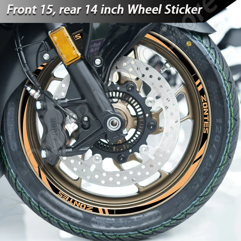 Wheel Rim Sticker Reflective Accessories Waterproof Decal For ZONTES 368E 368D 368M 350E 350M 350D 350 e