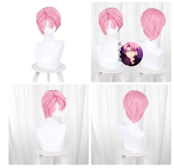 

Tamon's B-Side Fukuhara Tamon Cosplay Anime Wig Halloween Party Costume Prop Synthetic Hair Heat Resistant Fiber Gift Figures