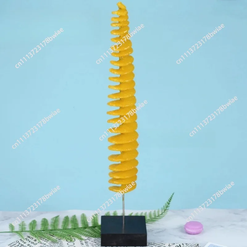 Realistic potato tower model, french fry model, cyclone potato model, snack model