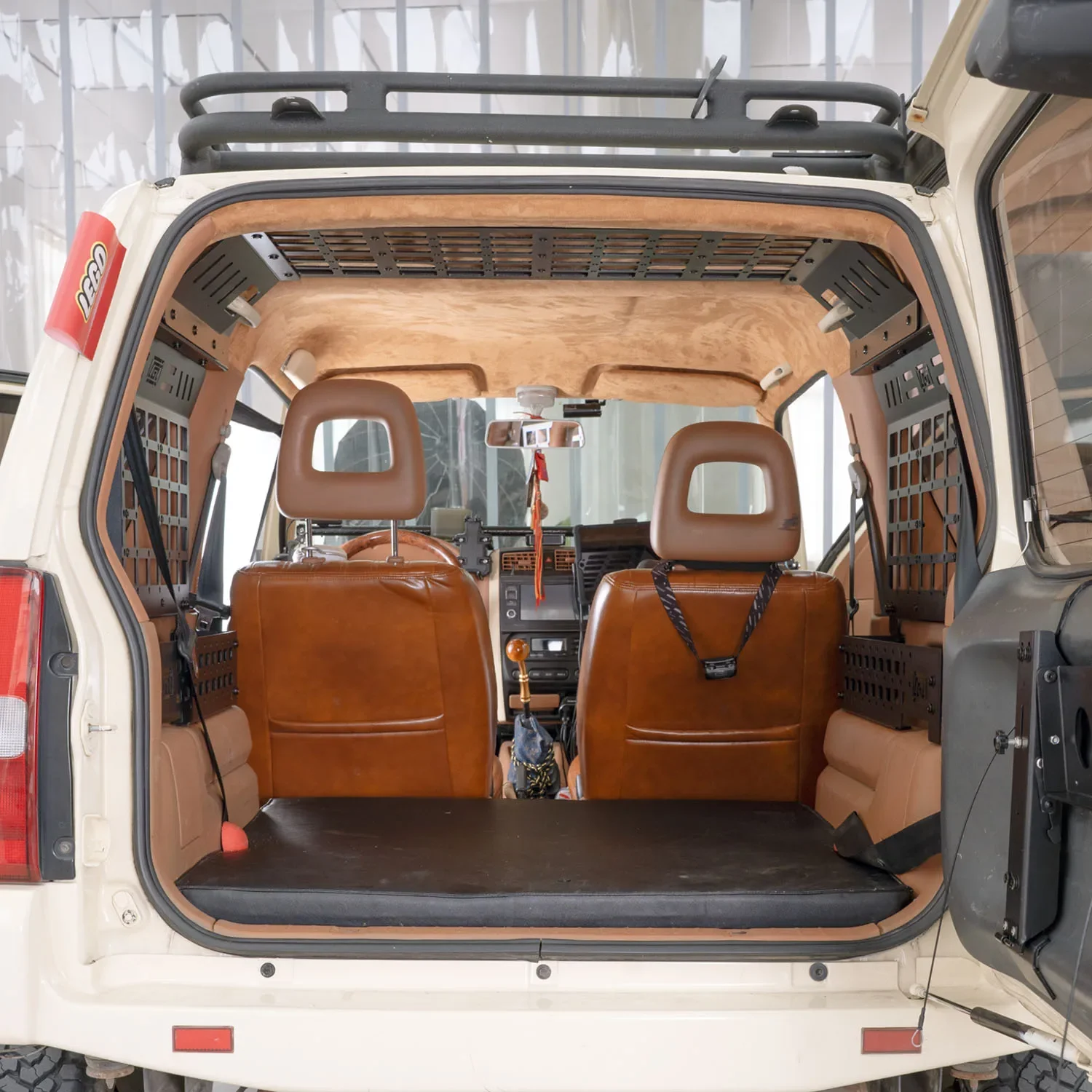 For Suzuki Jimny JB33 JB43 1998-2017 Rear Side Window Combination Storage Rack Trunk Shelf Luggage Bracket & Roof Storage Racks