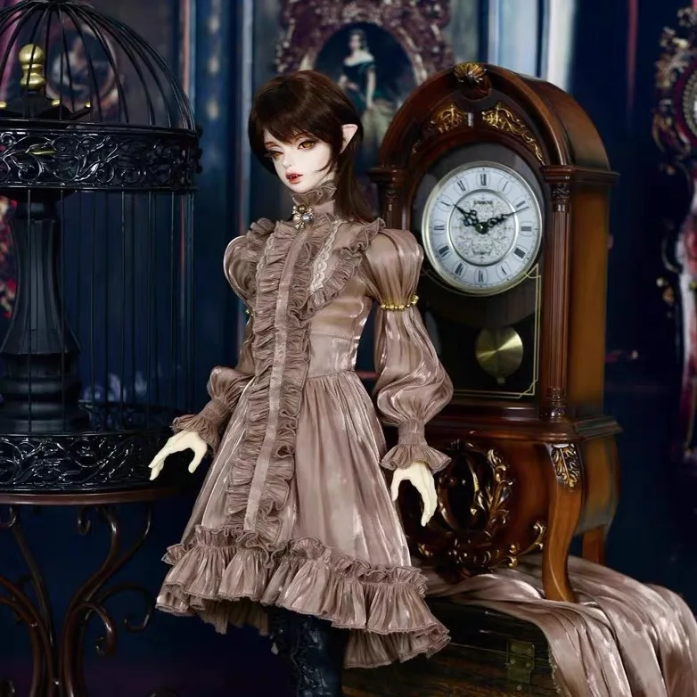 

Custom Doll Clothes 1/3 1/4 Bjd Clothes Retro Formal Dress, Palace Dragon Soul Shirt DressGirl Doll Accessories