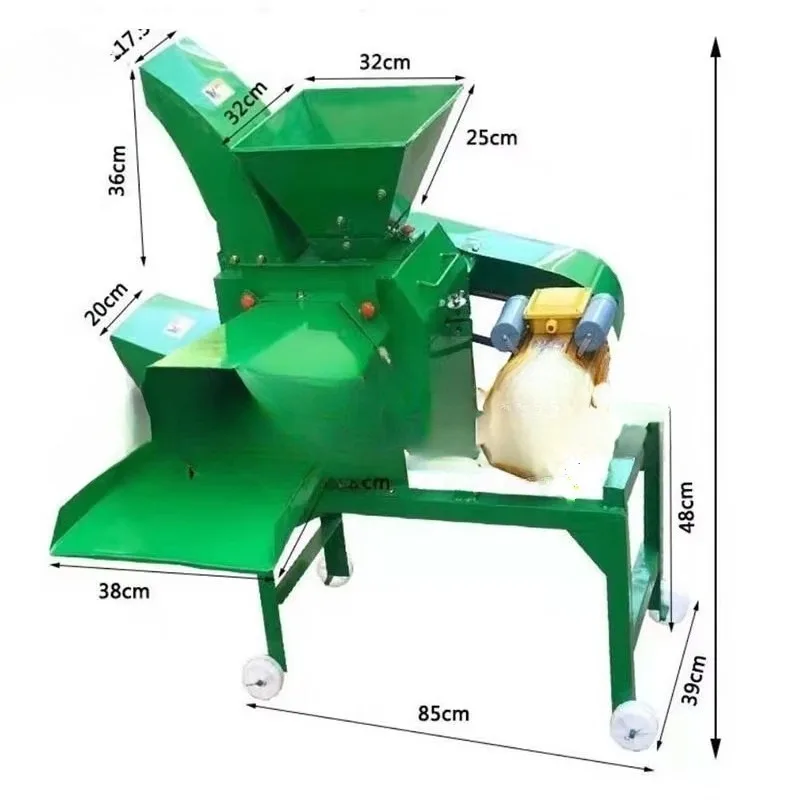 Small cutting machine for feed collection and processing, factory direct sales