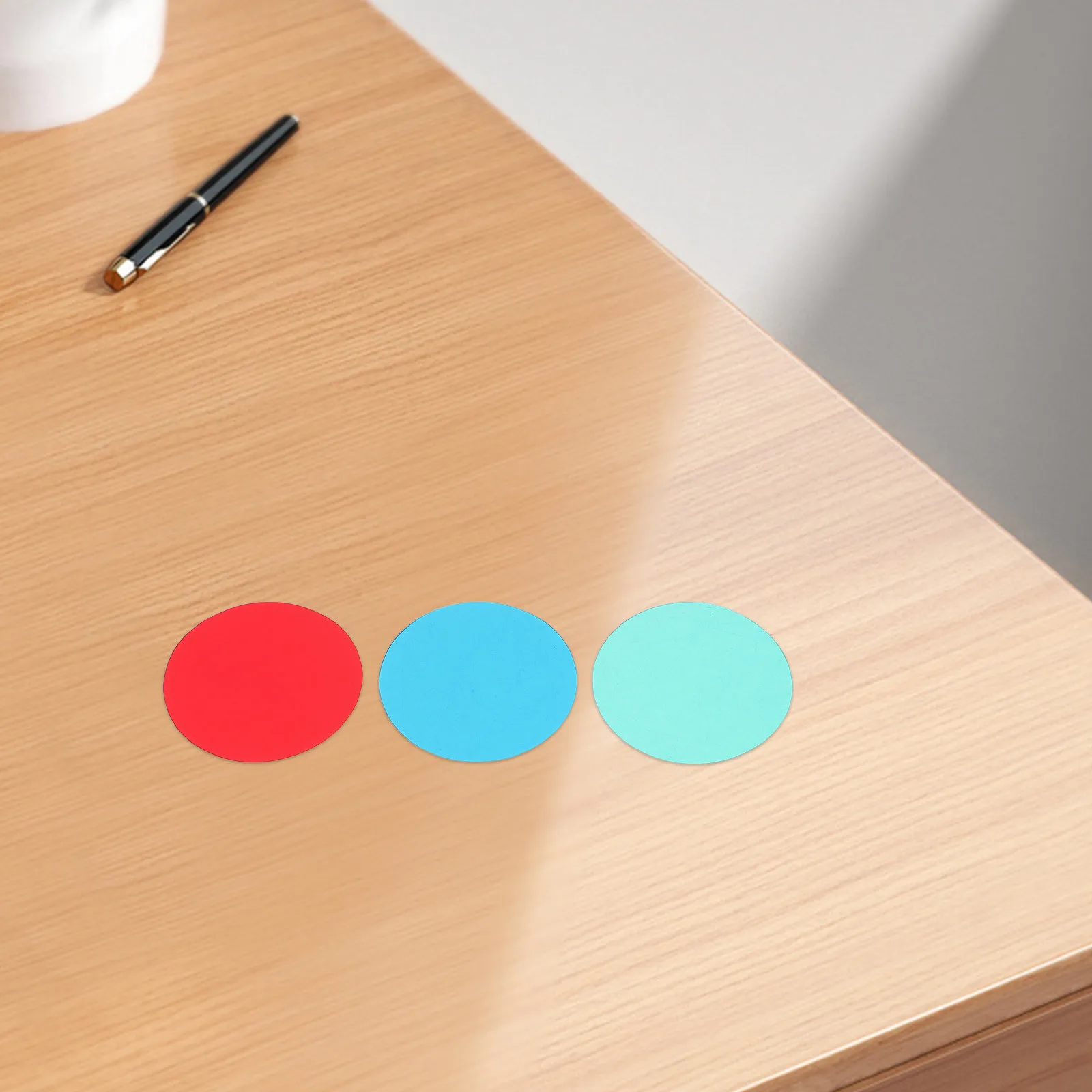 6Pcs Colored Transparent Plastic Sheets Red Green Blue for Optics Physics Light Experiments Educational Teaching Tools