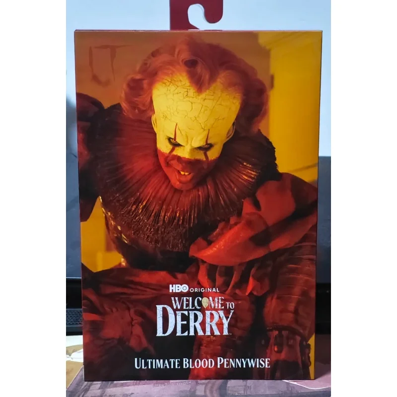 Neca Pennywise Action Figure One Twelfth Scale Bloody Version It Movie Collectible Figurine For Collectors Display In Stock