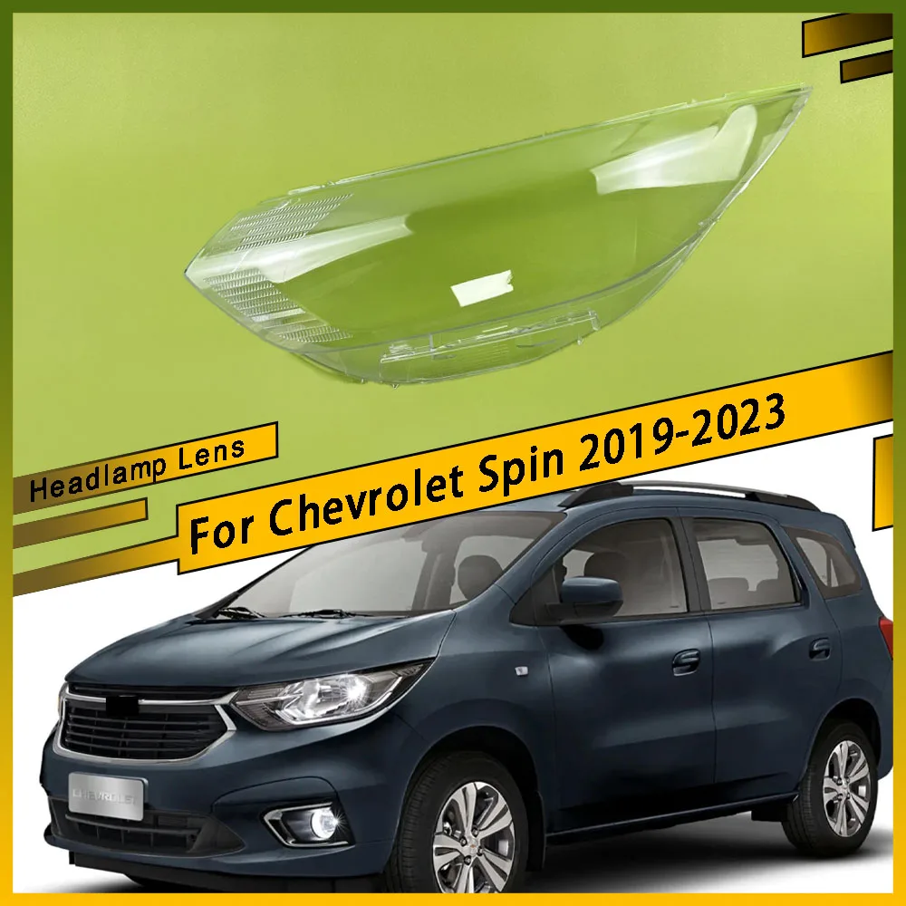 

For Chevrolet Spin 2019 - 2023 Auto Head Light Caps Transparent Lampshade Lamp Shade Front Headlight Cover Glass Lens Shell