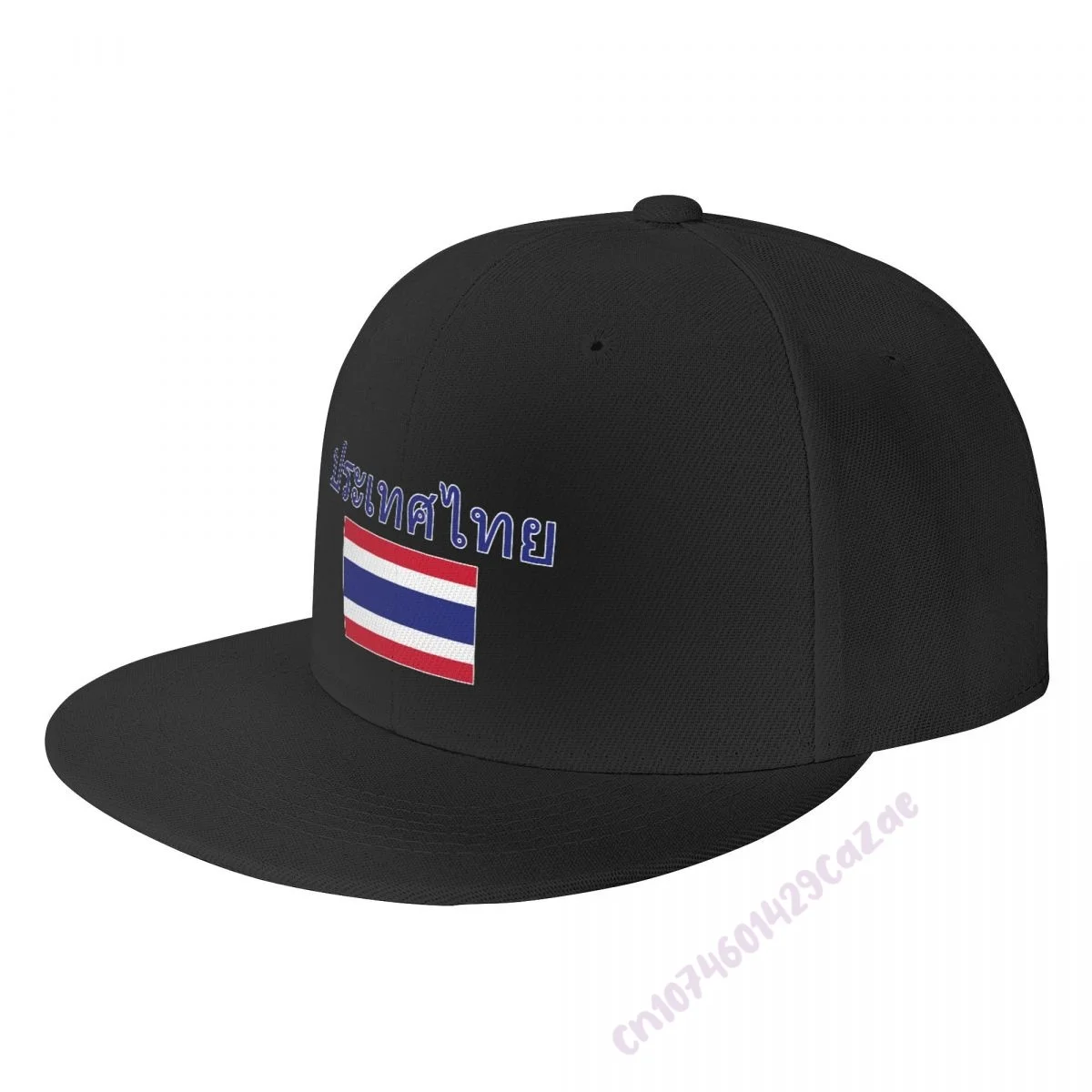 Thailand Flag Flat Brim Baseball Cap Breathable Adjustable Men Women Outdoor Hip Hop Hat For Gift