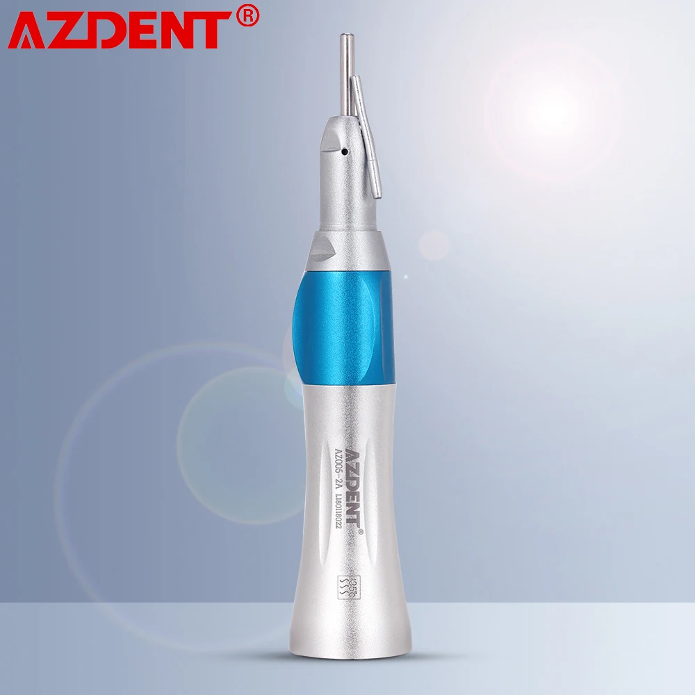 AZDENT Dental Surgical Straight Handpiece 1:1 With External Irrigation Pipe Rotation Speed 14000-20000r/Min