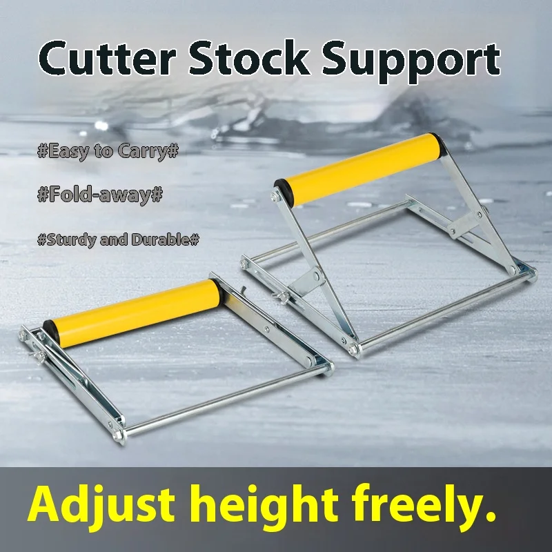 Adjustable Height Table Saw Roller-Stand Attachment,Cutting Machine Miter Saw Roller Support Stand For Woodworking Support Frame