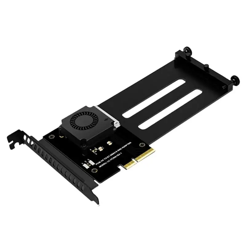 652F Fast speed 32GT/s PCIe 5.0 Adapters for E1S Storage with Actives Cooling Technology
