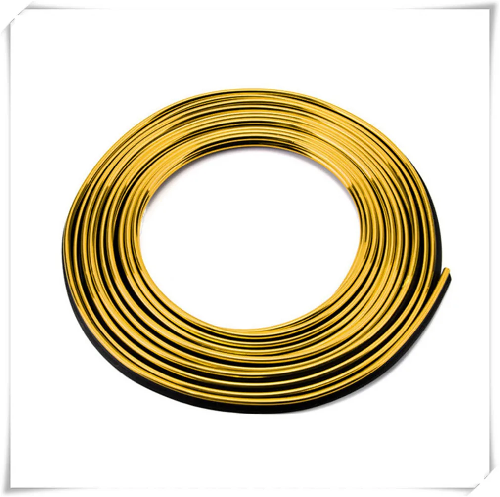 Авто аксессуары интерьер автомобиля 5 м декоративная отделка для Mercedes W204 W203 W211 BMW E46 E39 E60