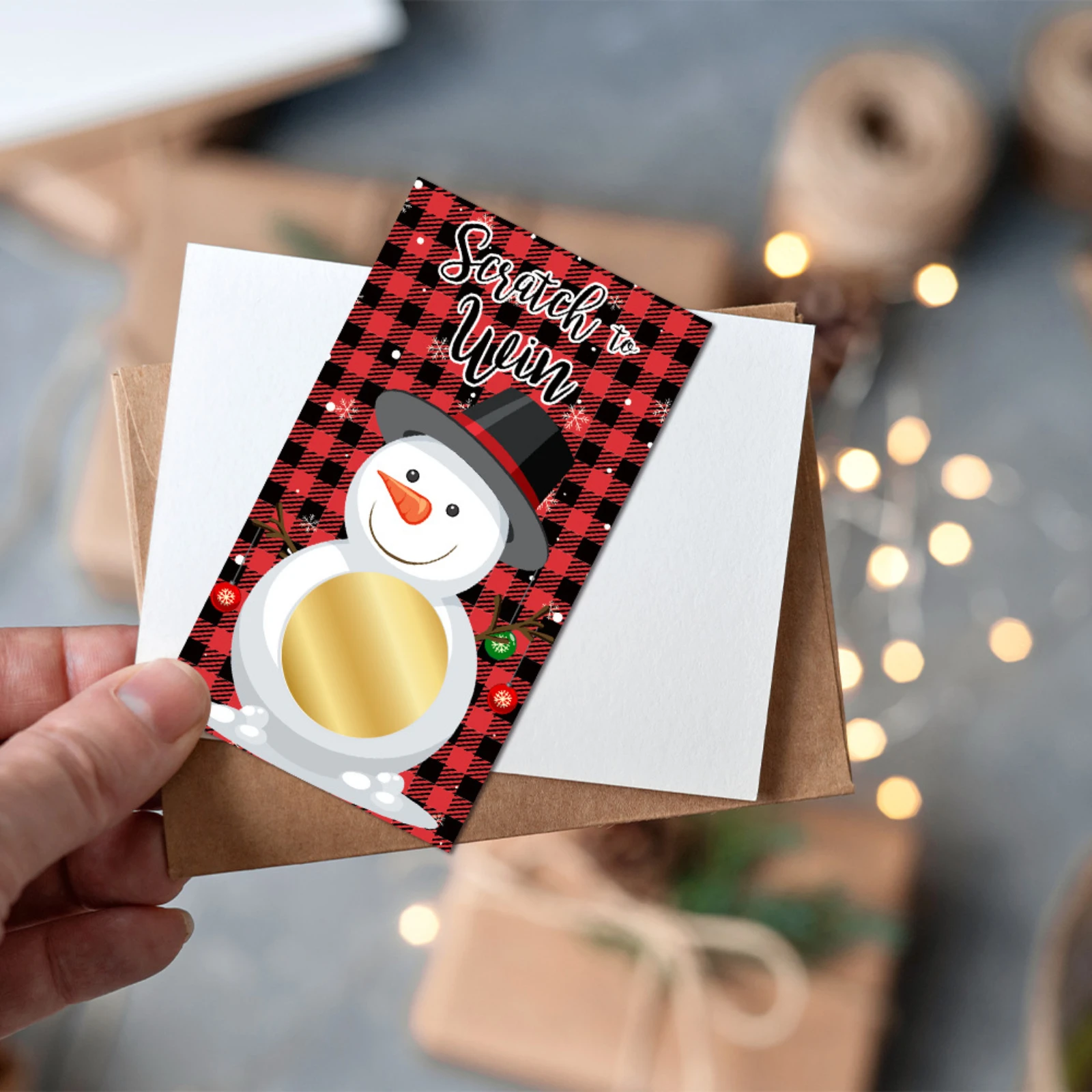 عيد الميلاد خدش بطاقة بطاقة الألعاب مجموعة الكرتون عيد الميلاد عنصر بطاقة لعبة عيد الميلاد لوازم حفلات الأطفال مهرجان هدية