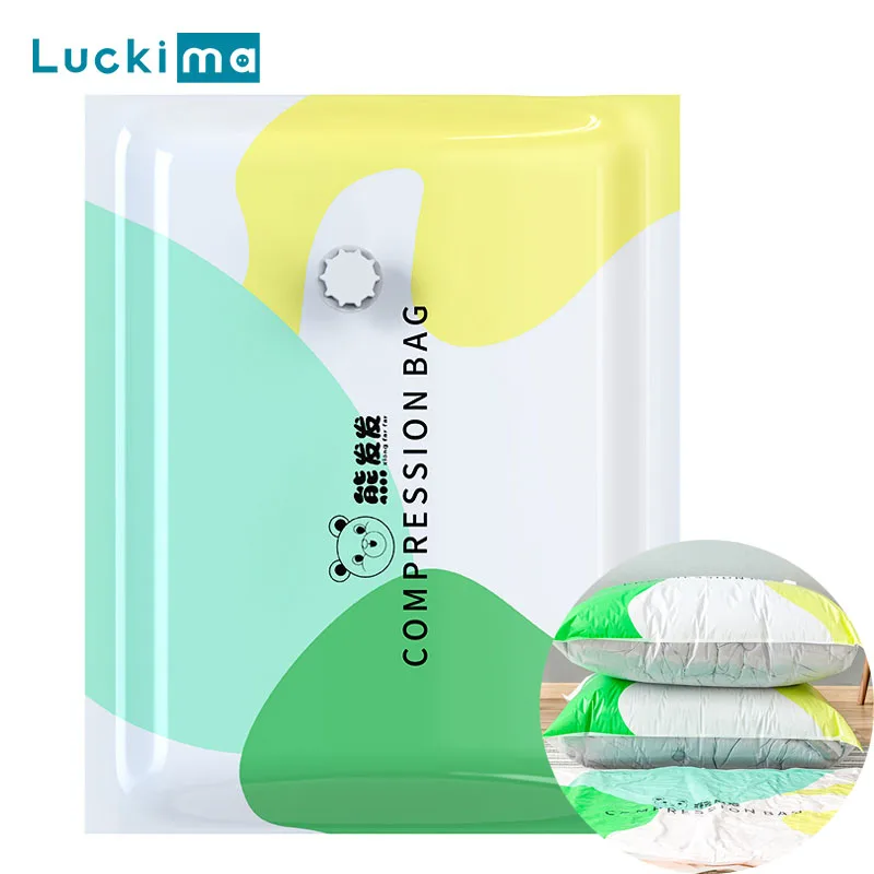 New Portable Vacuum Storage Bag Home Organizer Foldable Clothes Seal Compressed Travel Bags Saving Space for Quilt Blanket