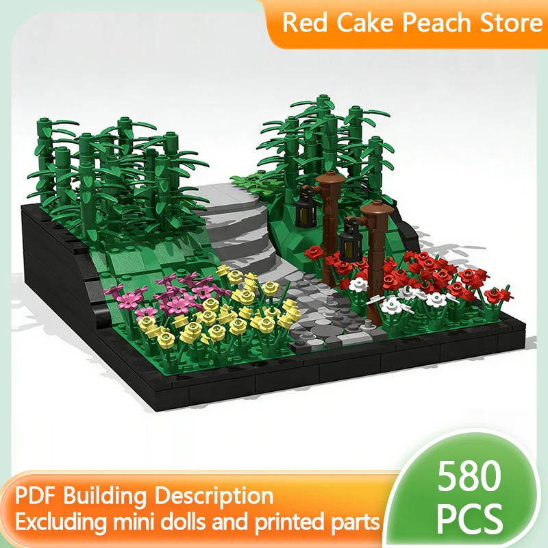 

Модель городской улицы MOC, конструктор из строительных блоков, изображение японского самурая, модульная технология, детские праздничные подарки, игрушки для сборки, набор