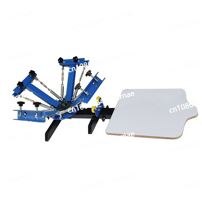 Printing Silk Screen Printing Machine Area 40*50CM 4 Color 1 Position T-shirt Printing Machine