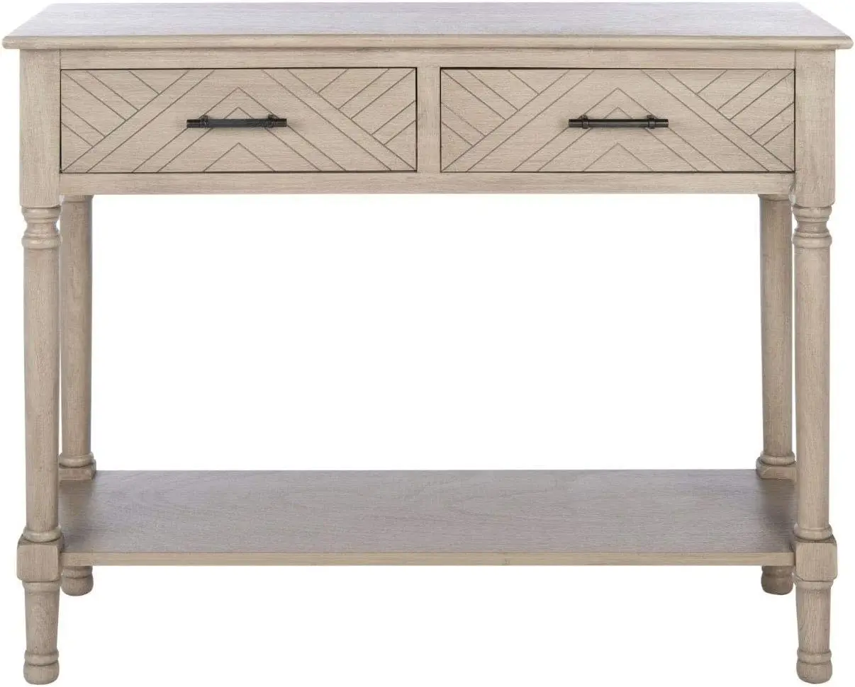 Home Collection Peyton Greige 2-Drawer Console Table Cns5704D