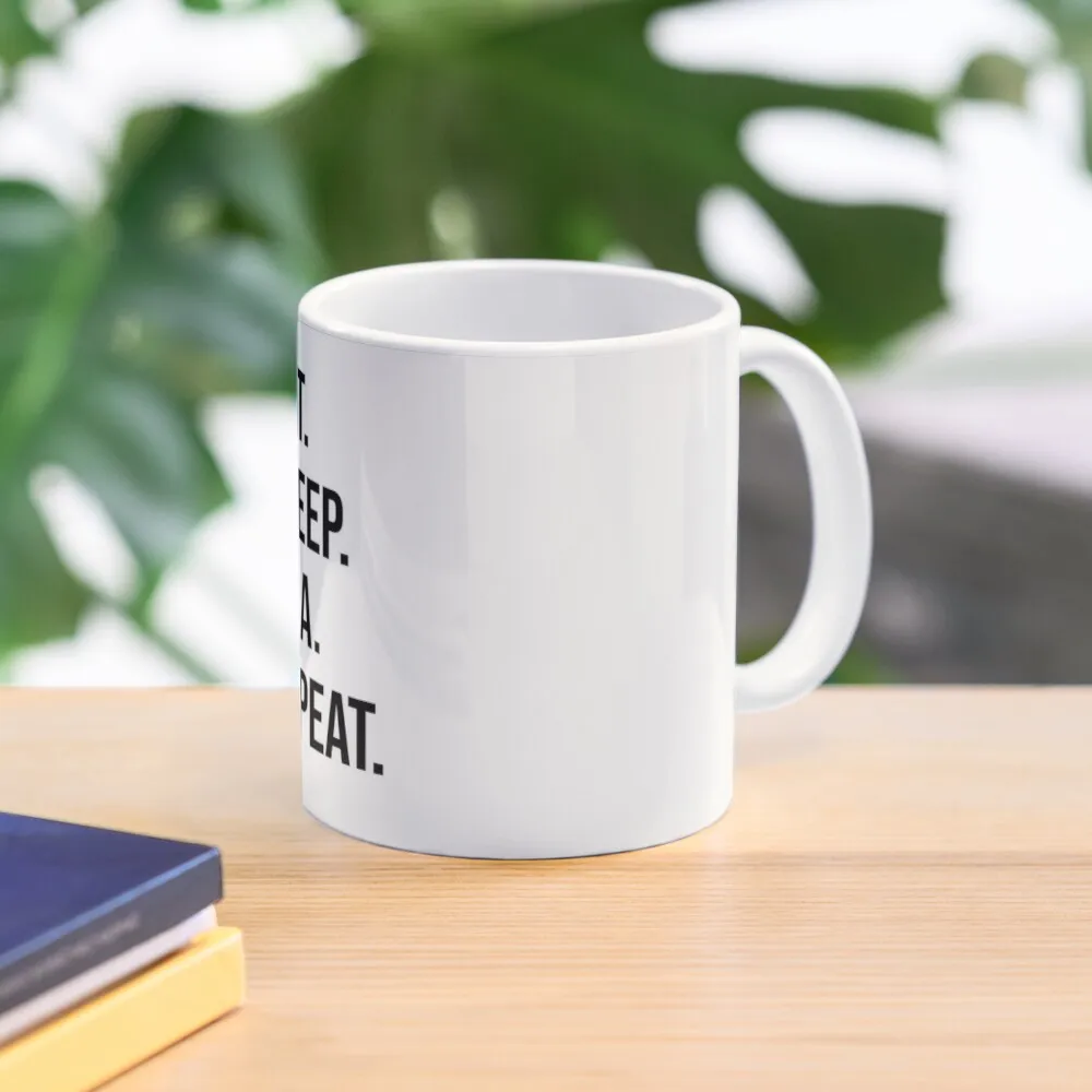 

Eat. Sleep. Jira. Repeat. Funny t-shirt for developers, IT, geeks Coffee Mug Cups Ands Thermal Glass Cups Mug