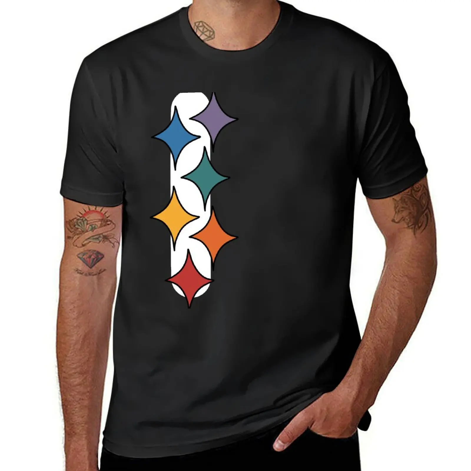 

Rainbow Stars T-Shirt shirts graphic tees customizeds t shirts for men