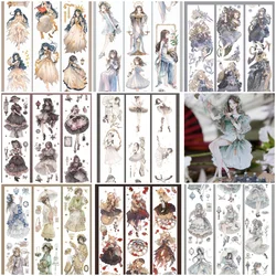 YMYH 1 Loop Cute Girl Shiny Washi PET Tape