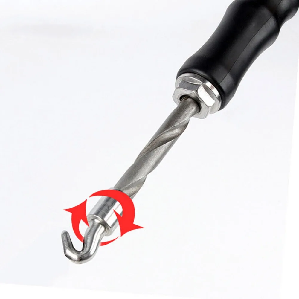260mm Rebar Tie Wire Twister Hand Tools Automatic Rebar Tying Steel Hook Steel Scalable Twisting Fence Tool Construction