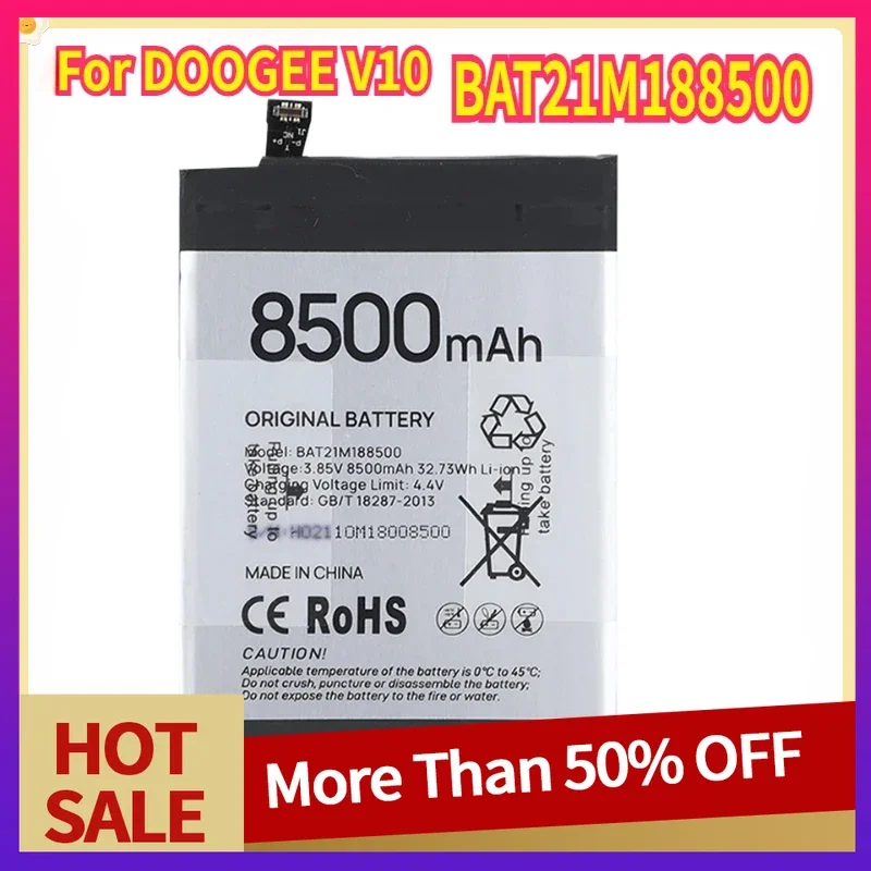 

Новая батарея BAT21M188500 емкостью 8500 мАч для мобильного телефона DOOGEE V10 V11