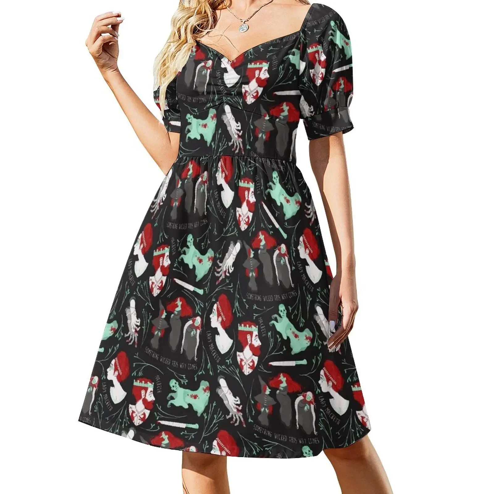 

Shakespearean pattern - Macbeth Dress women dress dresses korean style Dresses Woman clothing beach outfits for women