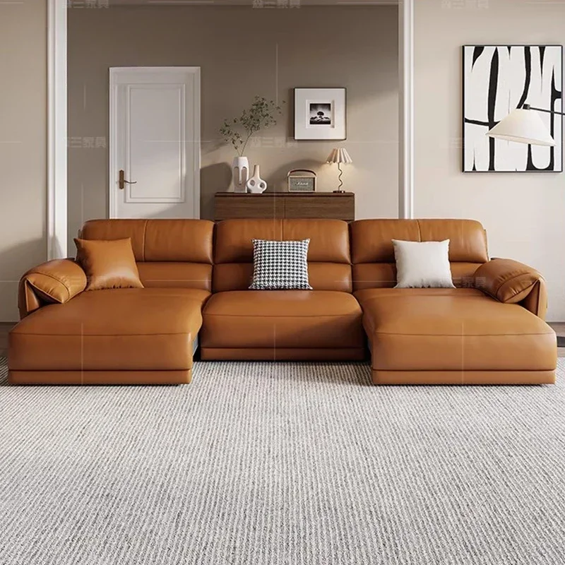 Italian Electric Living Room Sofa Simple Modern Living Room Retractable Patio Sofas Lazy Modular Home Furniture Sofa view 2