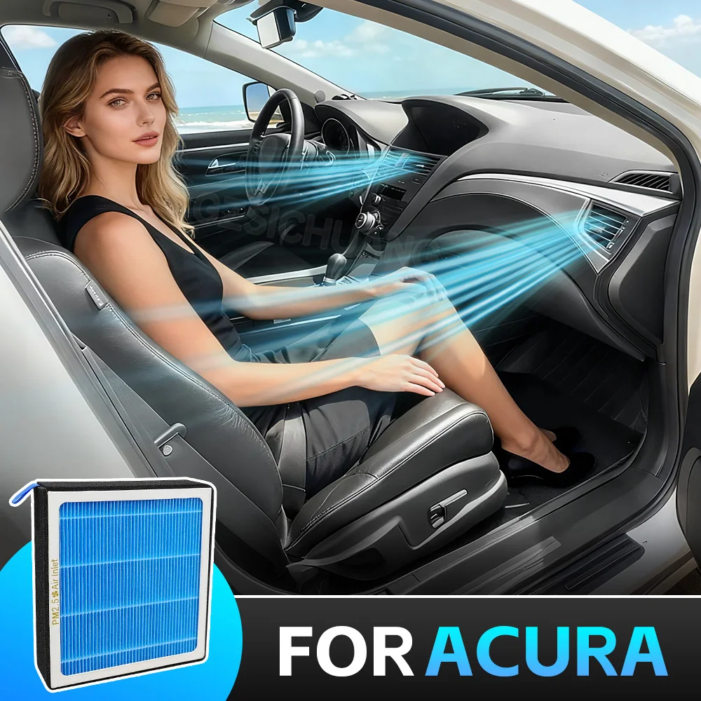 

Car Air Conditioning Filter Element For Acura CSX ILX MDX RDX RL RLX TL High Flow Air Filter Replacement Interior Accessories