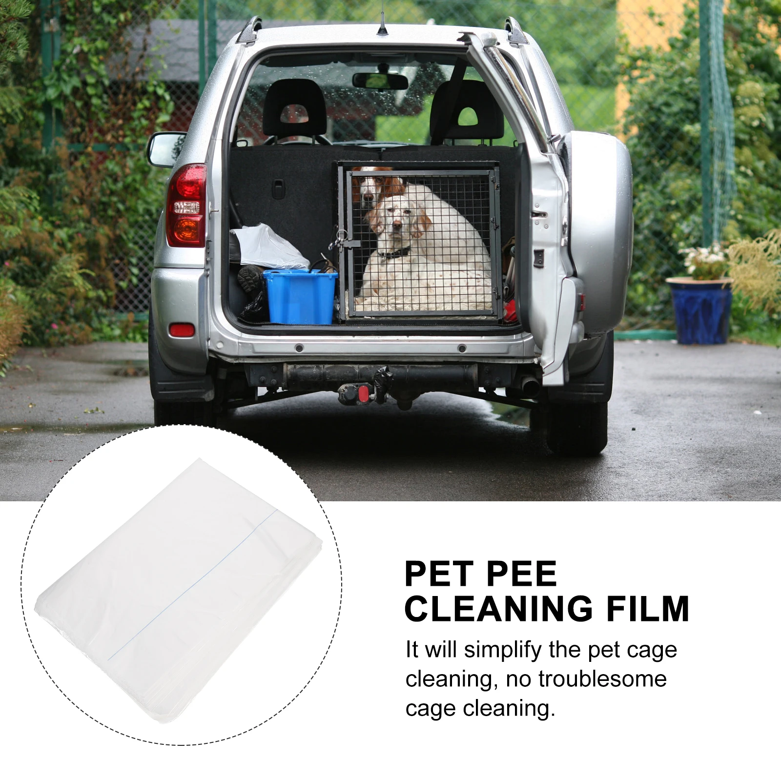 

100Pcs Pet Cage Cleaning Pads Disposable Leakproof Protective Film for Rabbit Dog Pet Supply Disposable Rabbit Cage Cushion