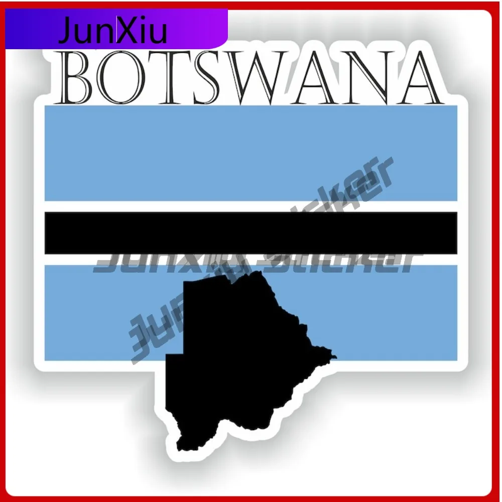 Botswana National Cute Truck Anti Scratch Sticker Accessory Resistant Shape Sticker Anti Scratch Decal Pattern Funny Proof Boat