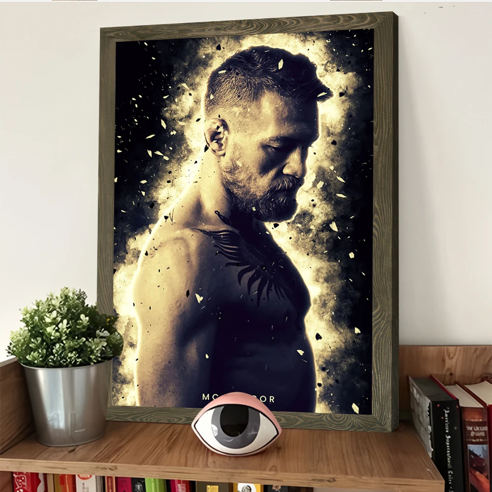 Póster de Mc Gregor, lienzo impreso personalizable, pintura, arte de pared, regalo para decoración estética de la habitación, decoración del hogar, Mural