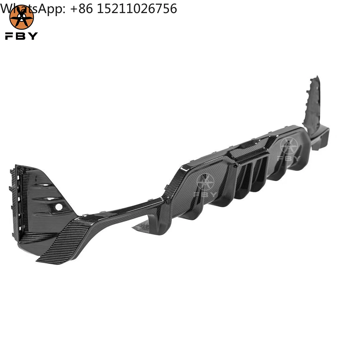 KB Style Dry Carbon Fiber Rear Bumper Diffuser for BMW 3 Series M340i G20 LCI 2023+ Auto Parts